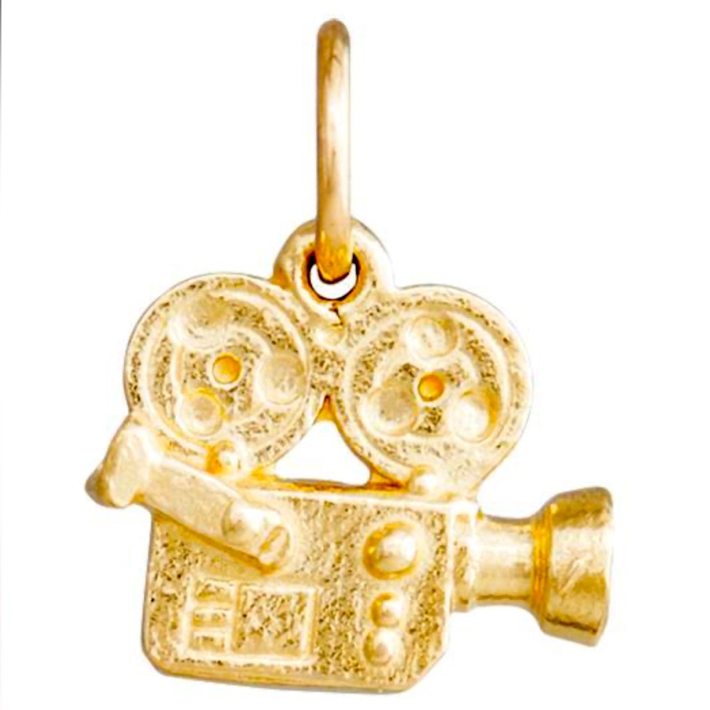 14k gold Helen Ficalora Movie camera charm